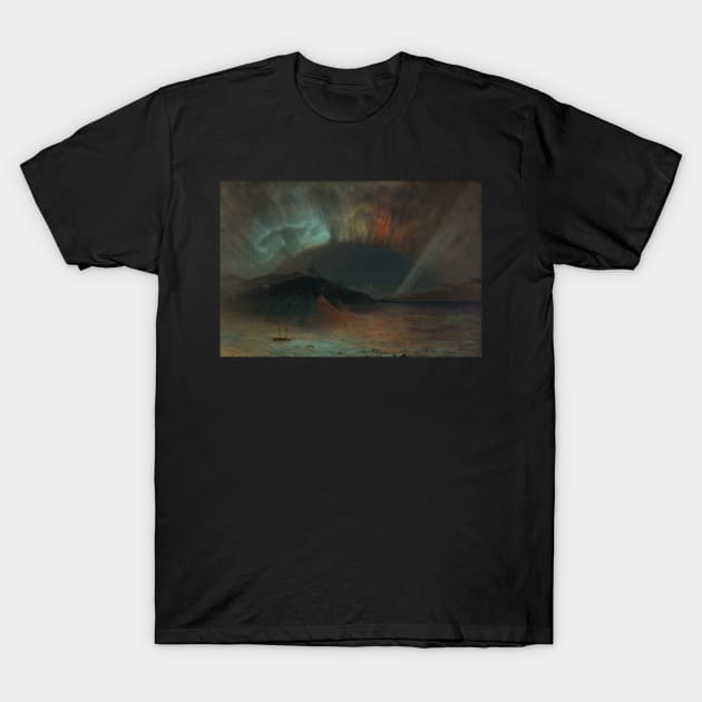 Aurora Borealis - Frederic Edwin Church T-Shirt by themasters